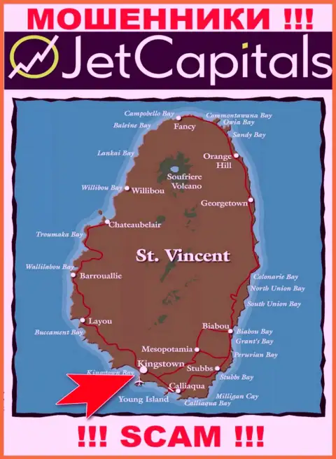 Кингстаун, Сент-Винсент и Гренадины - именно здесь, в оффшорной зоне, отсиживаются разводилы JetCapitals