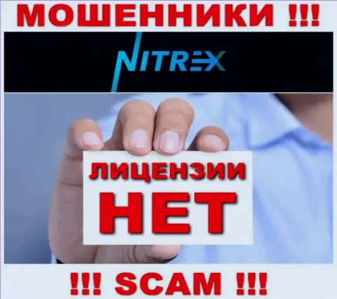 Будьте бдительны, компания Nitrex не смогла получить лицензию это интернет мошенники