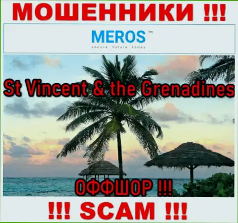 St Vincent & the Grenadines - это официальное место регистрации организации MerosTM Com