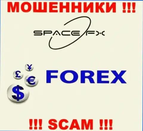 СпейсФИкс Орг это сомнительная компания, направление работы которой - Форекс