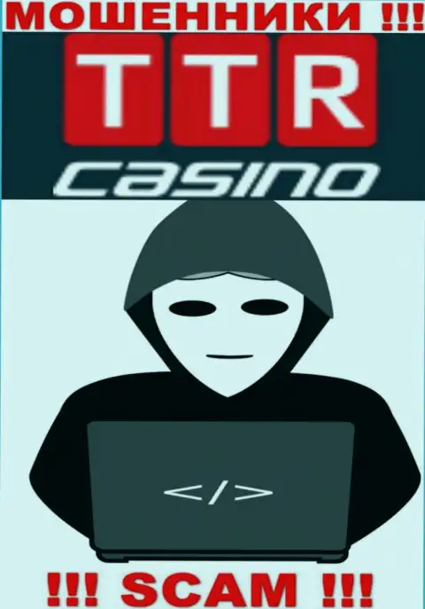 Изучив сайт лохотронщиков TTR Casino мы обнаружили отсутствие инфы о их руководителях