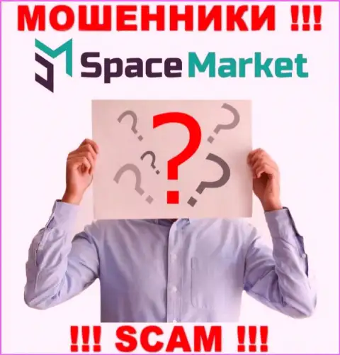 Мошенники Space Market не сообщают сведений об их руководстве, осторожно !!!