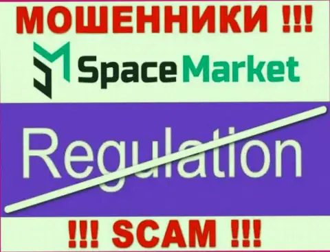 SpaceMarket - это неправомерно действующая организация, не имеющая регулятора, будьте крайне внимательны !!!
