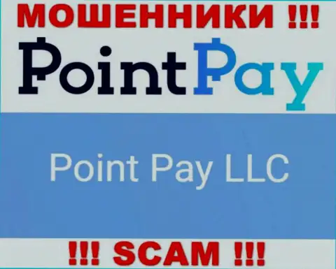 Юридическое лицо шулеров ПоинтПэй - это Point Pay LLC, сведения с портала кидал