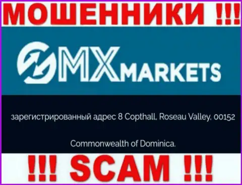GMXMarkets - это МАХИНАТОРЫ ! Зарегистрированы в офшоре по адресу: 8 Copthall, Roseau Valley, 00152 Commonwealth of Dominica