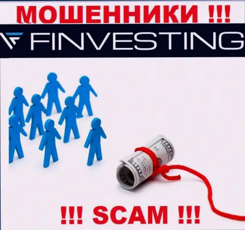 Слишком рискованно соглашаться иметь дело с интернет мошенниками Finvestings, крадут финансовые средства