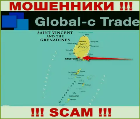 Будьте очень внимательны интернет-обманщики GlobalC Trade расположились в оффшоре на территории - Kingstown, St. Vincent and the Grenadines