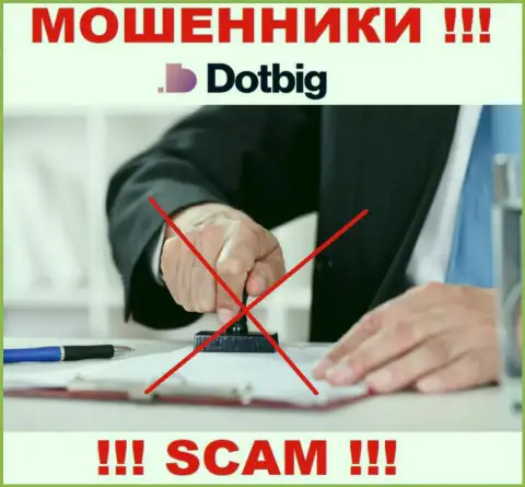 БУДЬТЕ БДИТЕЛЬНЫ, у интернет мошенников DotBig Com нет регулятора  - однозначно крадут деньги