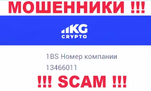 Рег. номер организации CryptoKG, в которую финансовые средства рекомендуем не вкладывать: 13466011