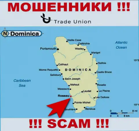 Commonwealth of Dominica - здесь официально зарегистрирована компания Трейд Юнион