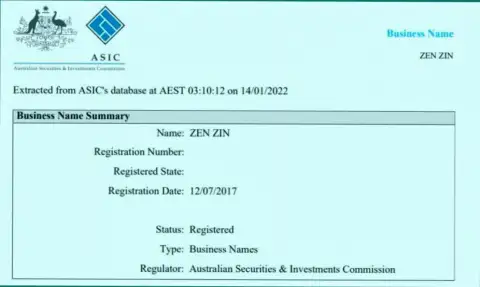 Регистрация брокерской фирмы Zineera